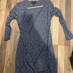 Long Blue cardigan